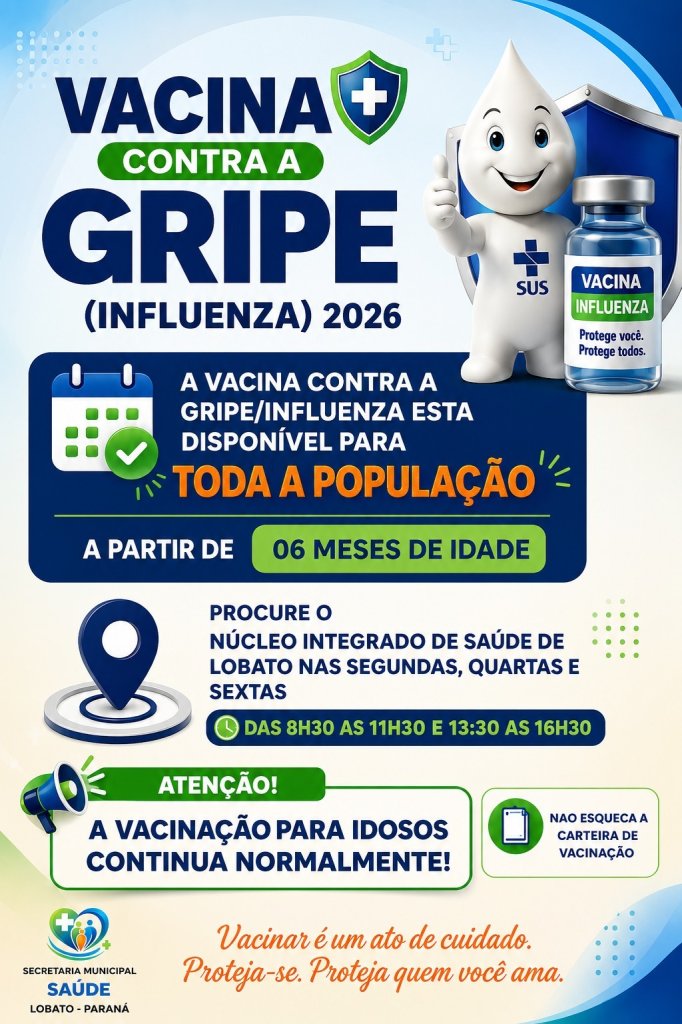 VACINA CONTRA A GRIPE (INFLUENZA) 2026